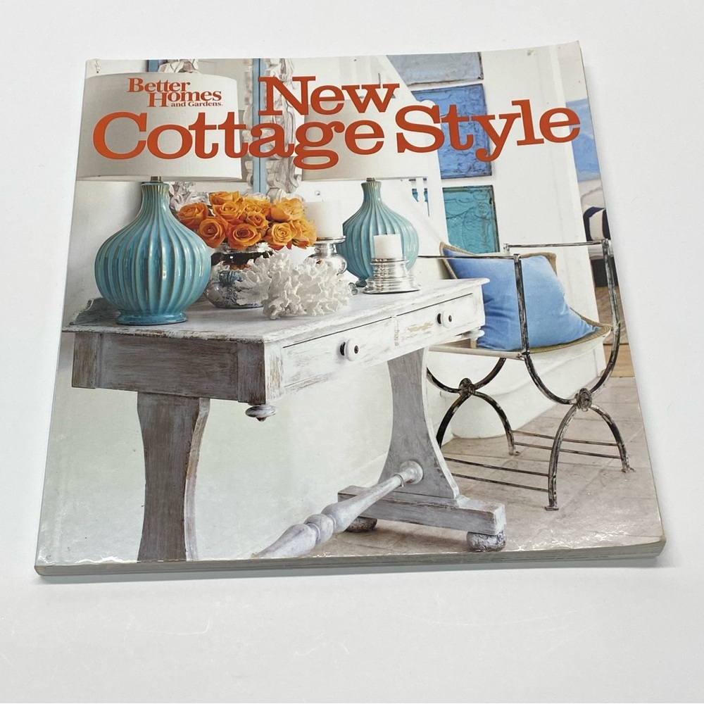 Better Homes And Gardens Blue New Cottage Style Softback Book House Tours Ideas